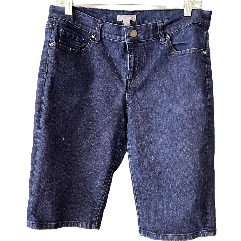 Denim Bermuda Shorts